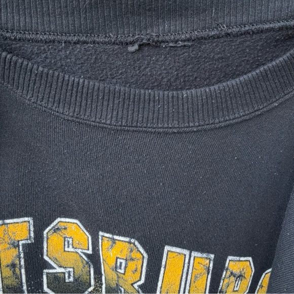 Pittsburgh Steelers Black Sweatshirt ‘97 Riddel - Picture 5 of 6